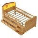 preview thumbnail 14 of 12, Wooden Twin Loft Bed with House Shape Headboard, Kids Loft Bed with Storage Drawers