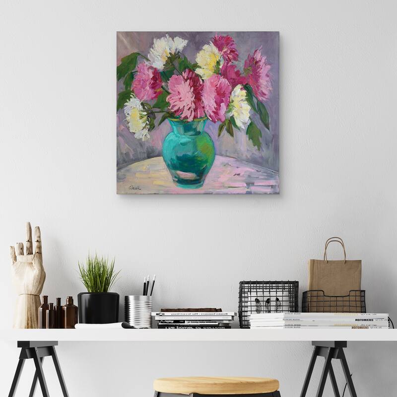 Tickled Pink by Alexi Fine Canvas Art Print