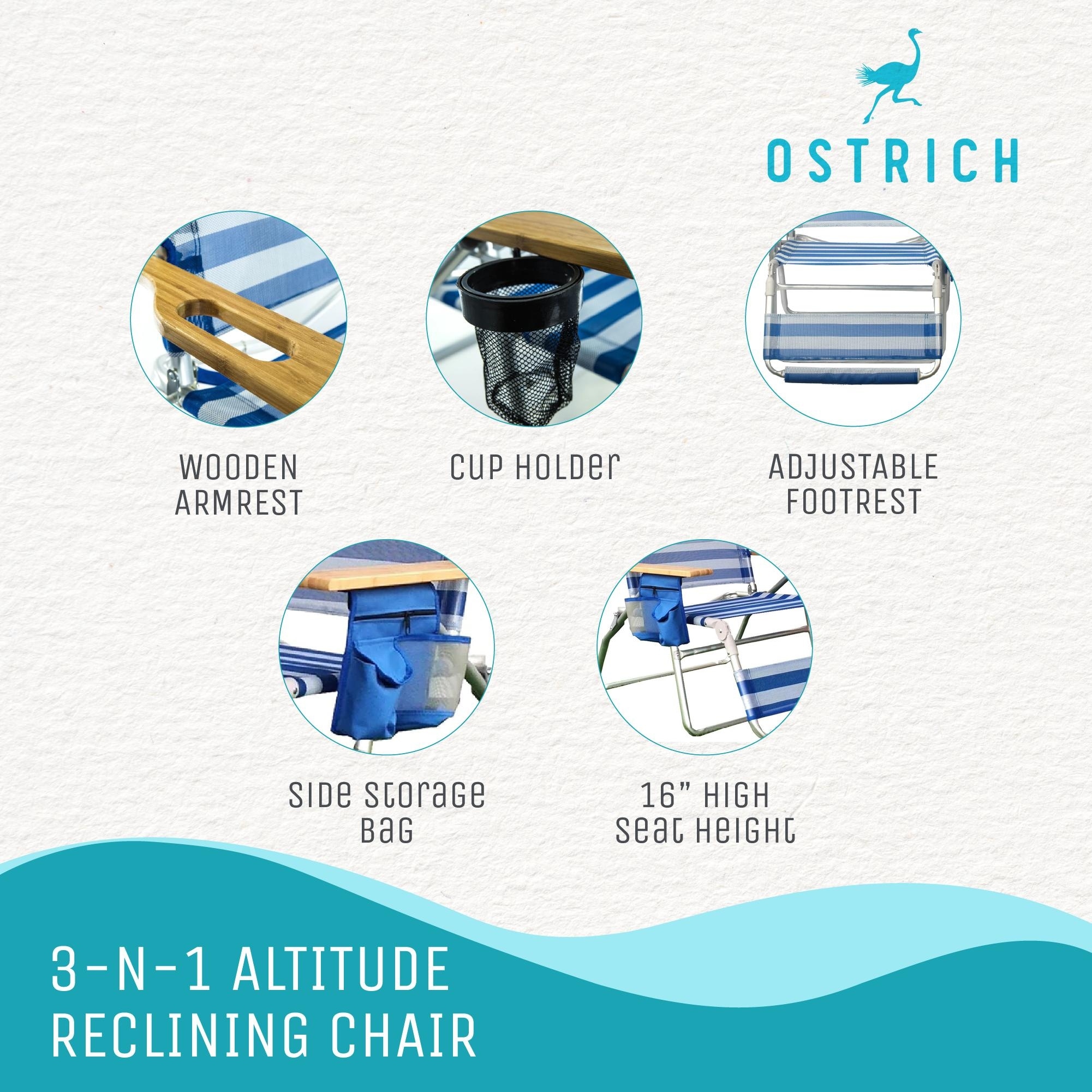 Ostrich altitude hotsell beach chair