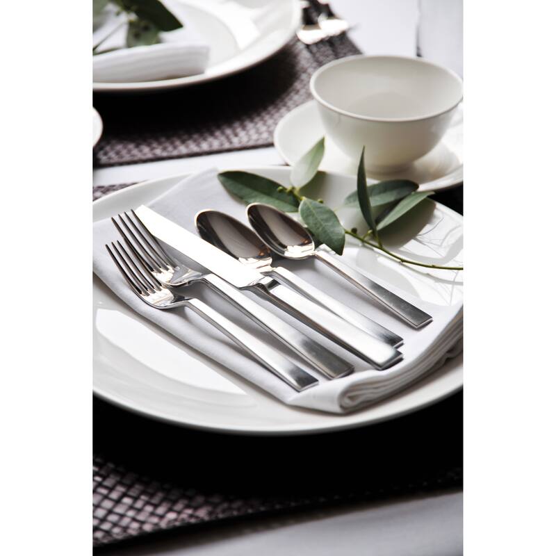 Sant' Andrea 18/10 Stainless Steel Fulcrum Coffee Spoons (Set of 12) by Oneida