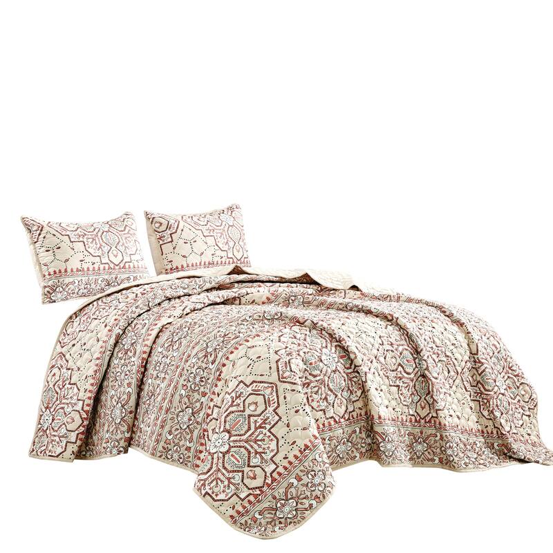 Massarra 3 Piece Bedspread set