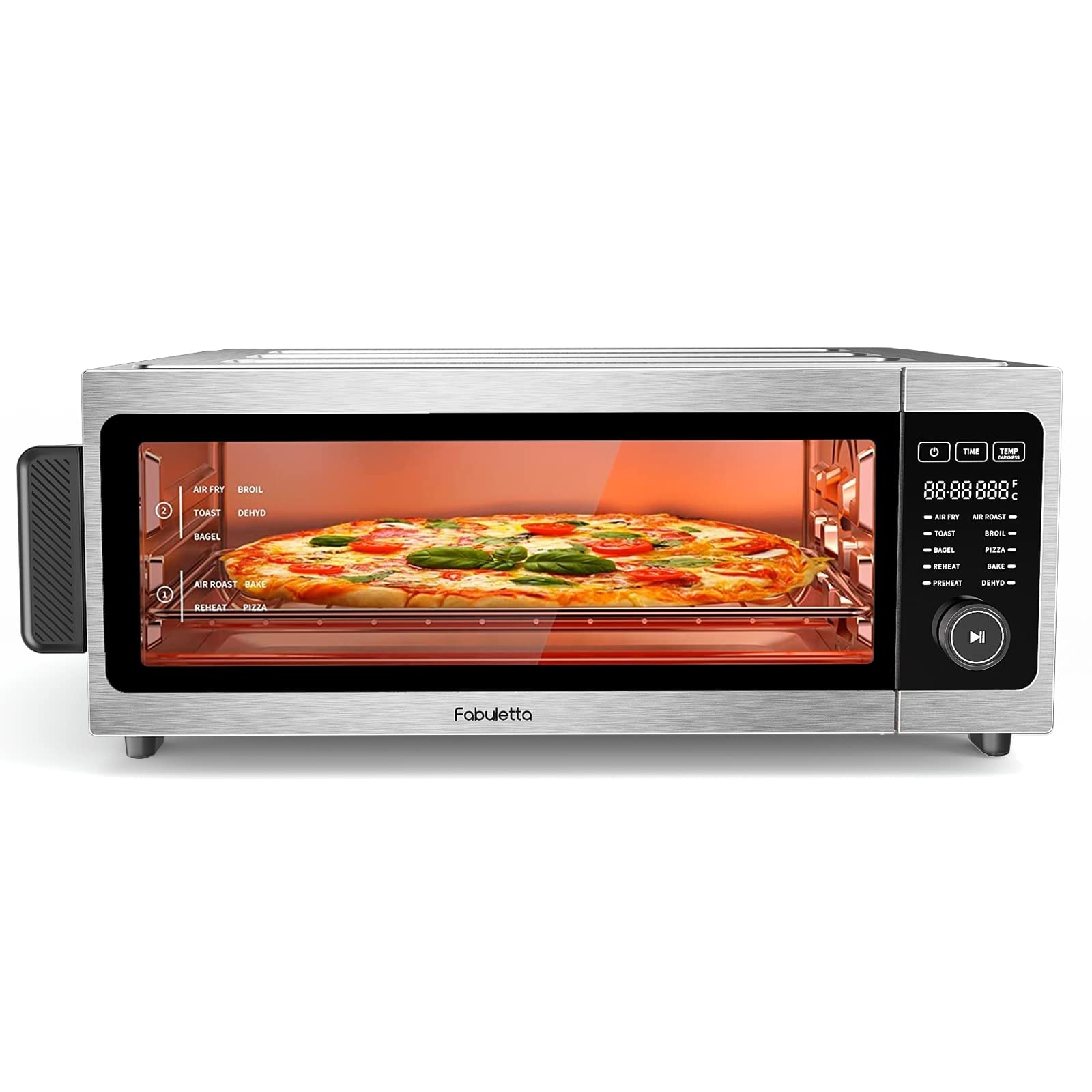 Toaster oven air fryer that flips up for storage sales
