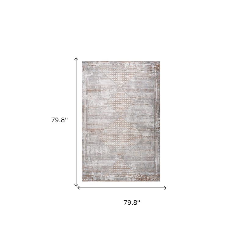 Bigan Distressed Abstract Stain Resistant Woven Durable Area Rug By HomeRoots
