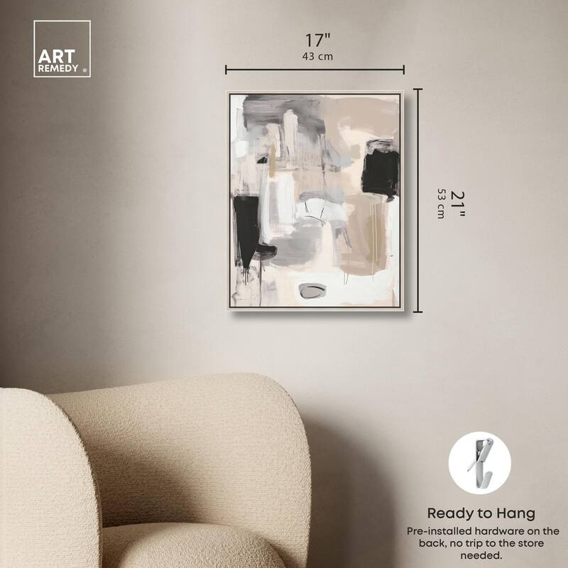Beauty of Beige II Canvas by Art Remedy