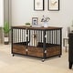 preview thumbnail 1 of 7, Moasis Industrial Heavy Duty Dog Crate Kennel with 2 Doors