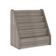 preview thumbnail 2 of 4, Tot Mate Laminate 4 Level Book Display - 24" x 14" x 24 1/2" Shadow Elm Gray