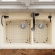 preview thumbnail 44 of 81, Karran Drop-In Quartz 33 in. 1-Hole 60/40 Double Bowl Kitchen Sink Kit