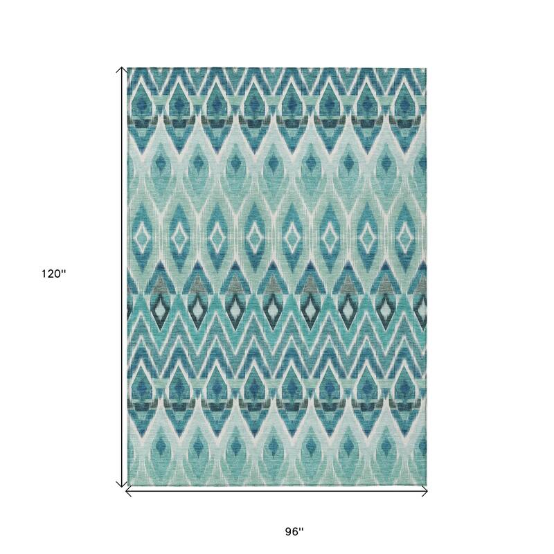 HomeRoots Southwestern Transitional Rectangle Outdoor Rug