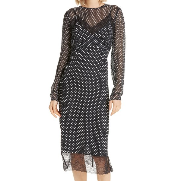 joie black and white dress