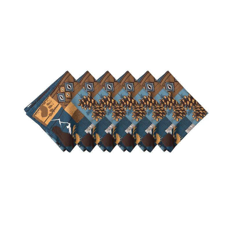 Timber Trails Sky Napkin Set of 6 - Set of 6