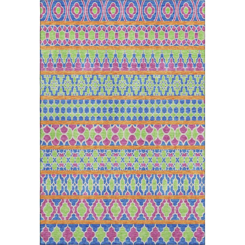 Premium Washable Super Soft Boho Stripes Mayfield Rug