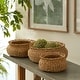 preview thumbnail 2 of 1, Seagrass Loop Baskets, Set Of 3