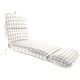 preview thumbnail 17 of 25, 74" x 22" Outdoor Chaise Lounge Cushion with Ties and Loop - 74'' L x 22'' W x 5'' H Cycle Pekoe