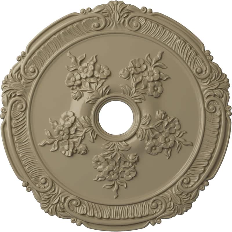 26"OD x 3 3/4"ID x 1 1/2"P Attica with Rose Ceiling Medallion
