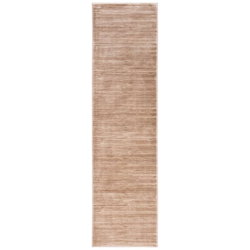 SAFAVIEH Vision Sunanda Modern Ombre Tonal Rug - 2'2" x 22' Runner - Light Brown