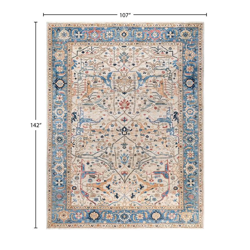Serapi One-of-a-Kind Hand-Knotted Area Rug - Ivory - 8' 11" x 11' 10"