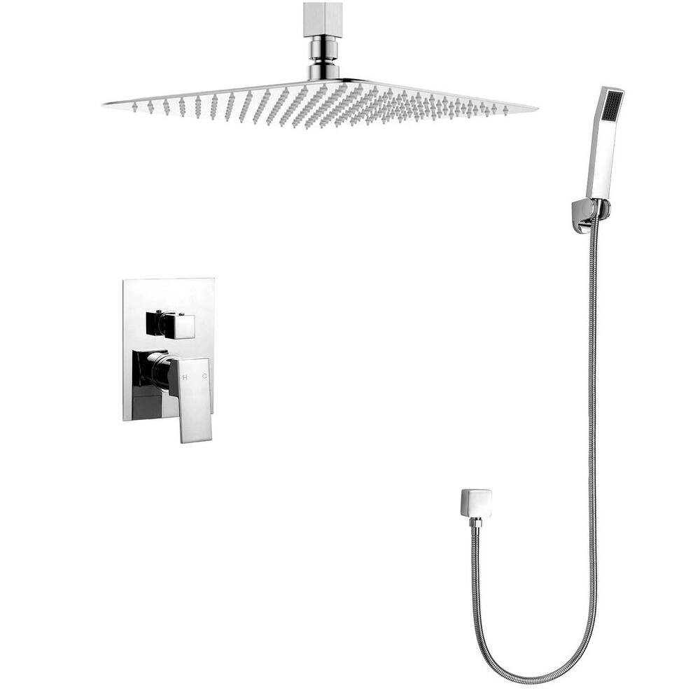 Narmada 9183 2-Function Ceiling Mount Shower System Rough-in Included