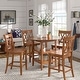 preview thumbnail 16 of 57, Eleanor X-Back Wood Counter Chairs (Set of 2) by iNSPIRE Q Classic