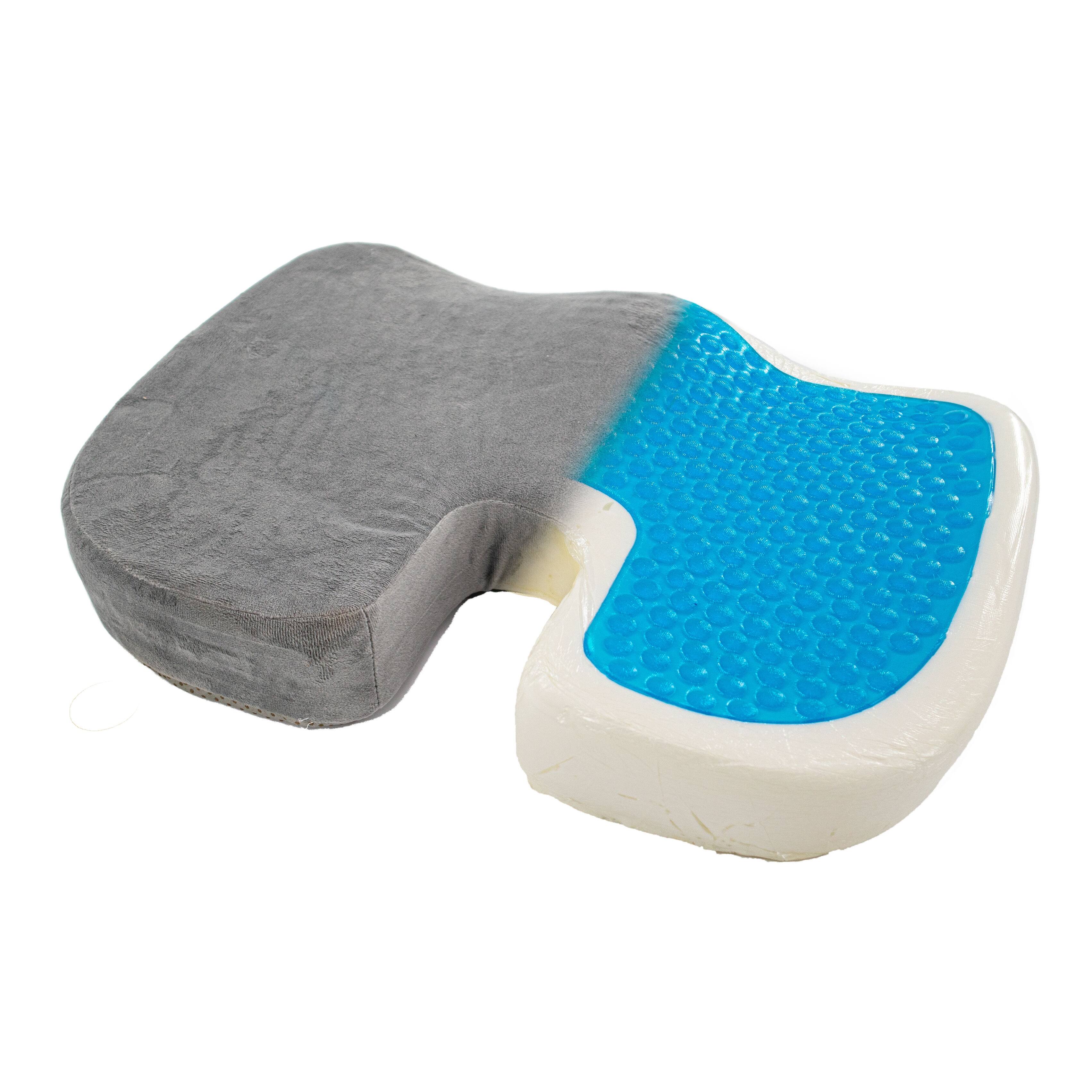 Memory Foam Cooling Gel Seat Cushion Enhanced Orthopedic Contour Coccy Cushion On Sale Bed