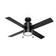 preview thumbnail 3 of 12, Hunter 52" Beck Ceiling Fan with LED Light Kit and Pull Chain - Transitional, Modern, Industrial, Farmhouse