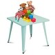preview thumbnail 8 of 22, Costway Kids Steel 27'' Square Table Children Play Learn Activity