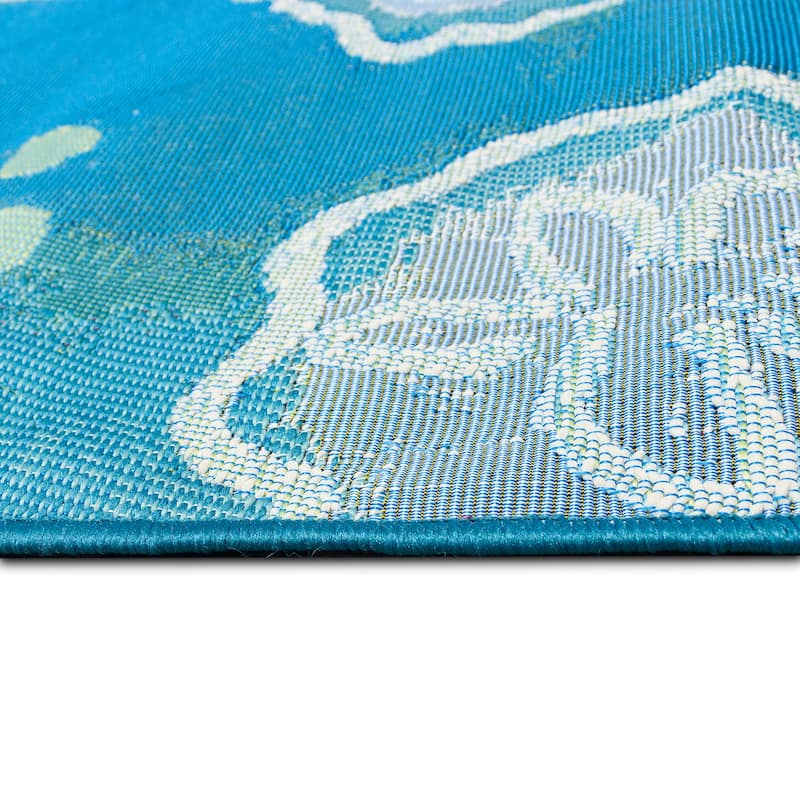 Liora Manne Marina Jelly Fish Indoor/Outdoor Rug