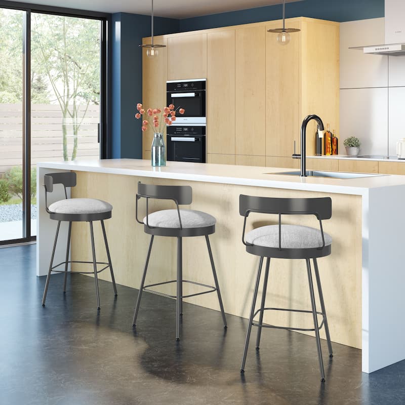 Amisco Monza Swivel Counter and Bar Stool