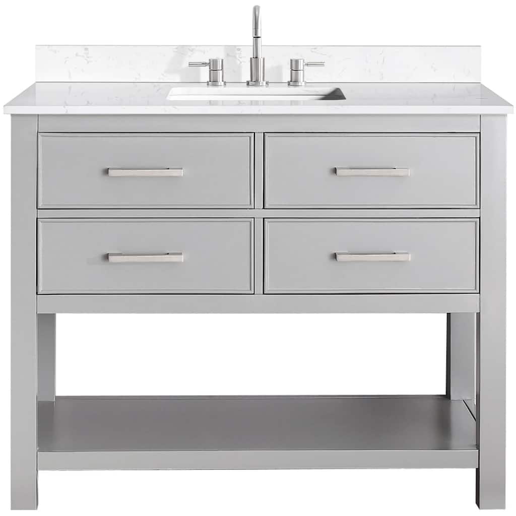 Avanity BROOKS-VS43-E Brooks 42" Free Standing Single Basin Vanity Set