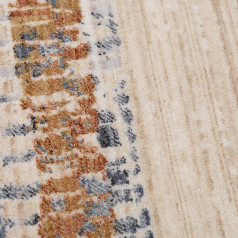 Alora Decor Poppy Transitional Natural Polyester/Polypropylene Area Rug