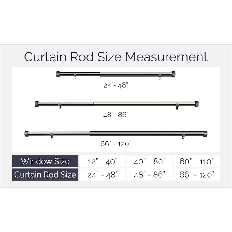 Linen Avenue Wood Cylinder Curtain Rod