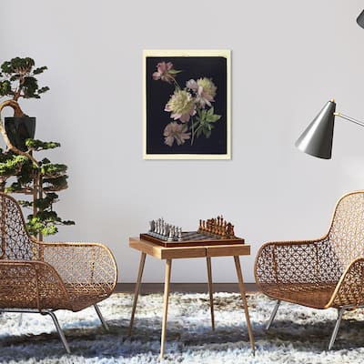 Wynwood Studio Canvas Floral and Botanical Flower Study Peonies Pink and Light Pink Traditional Wall Art Canvas Print