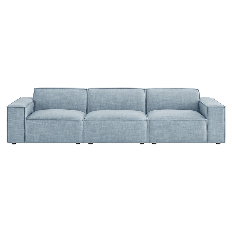 Restore 3-Piece Performance Fabric Upholstered Modular Sofa Set