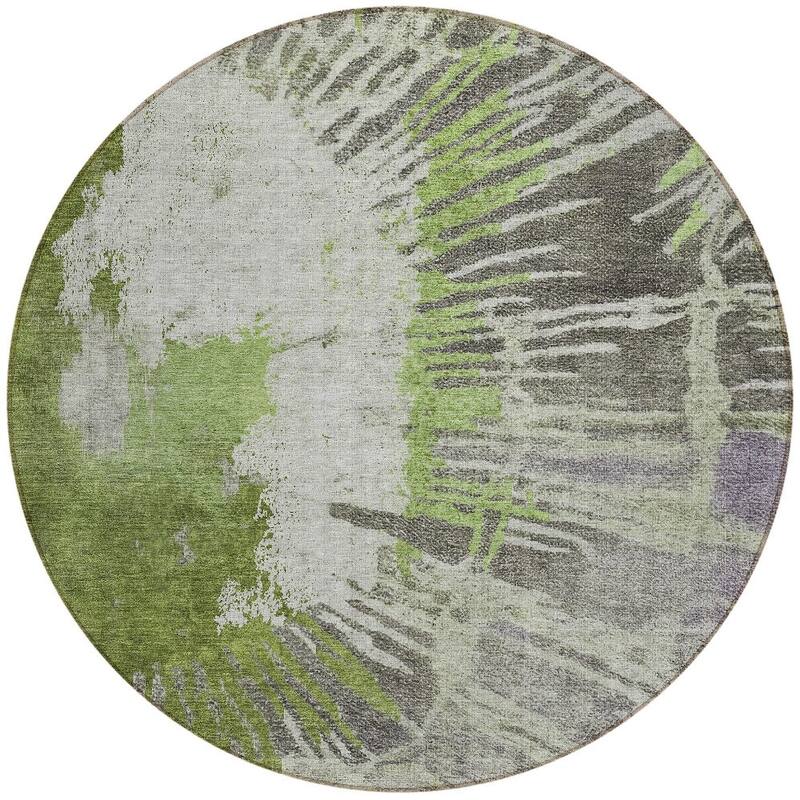 HomeRoots Abstract Transitional Rectangle Outdoor Rug