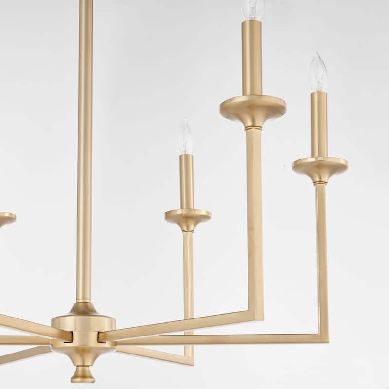 Quorum International 6005-6 Eldorado 6 Light 27" Wide Taper Candle