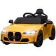 preview thumbnail 10 of 18, BMW M4 Licensed 12V Kids Ride-On Car with Remote Control - LED Lights, Music, Suspension for Ages 37-60 Months