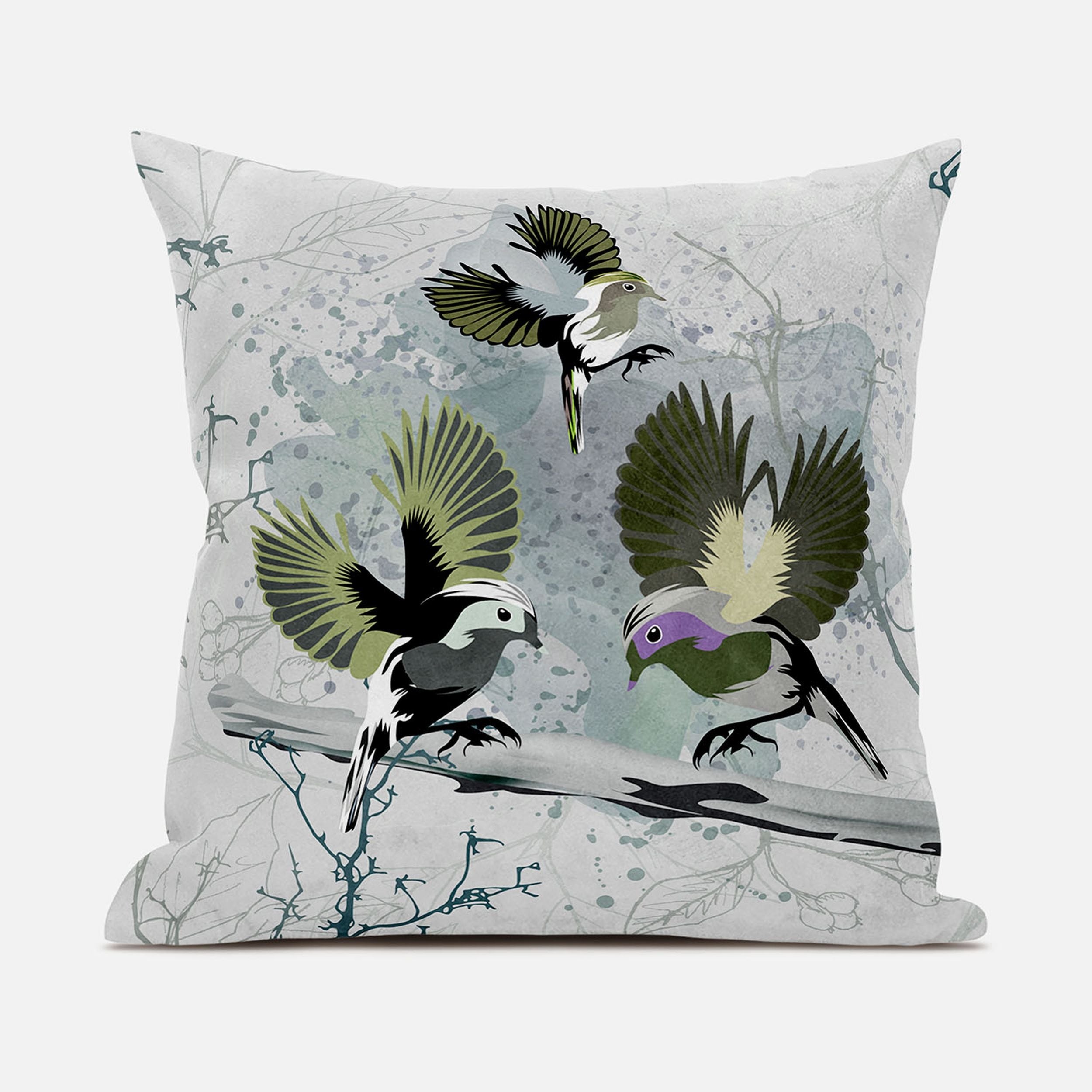 Outdoor pillows hotsell with birds