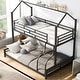 preview thumbnail 2 of 23, Metal House Bunk Bed