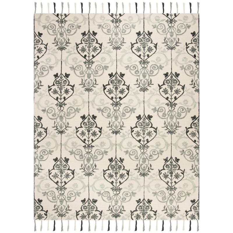 SAFAVIEH Handmade Suzani Uliya Boho Tribal Wool Rug