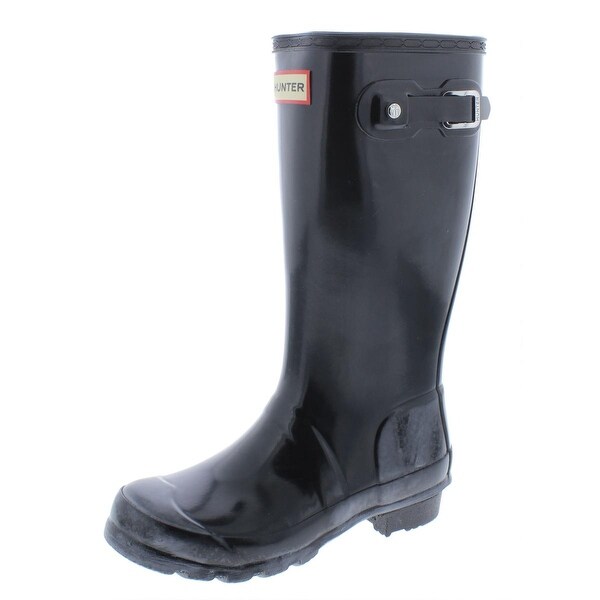 high gloss work boots