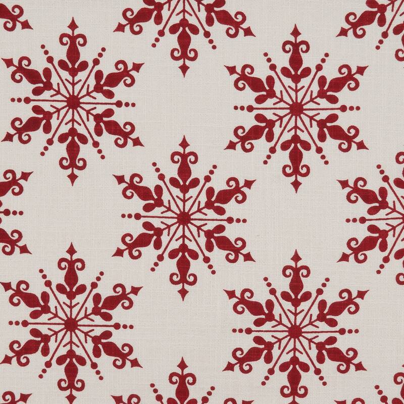 Table Napkins With Snowflake Design (Set of 4)