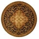 preview thumbnail 77 of 82, SAFAVIEH Handmade Classic Hazelle Traditional Oriental Wool Rug 8' Round - Black/Beige - Round