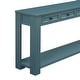 preview thumbnail 47 of 47, Merax Rustic Console Table with Storage Drawers and Bottom Shelf