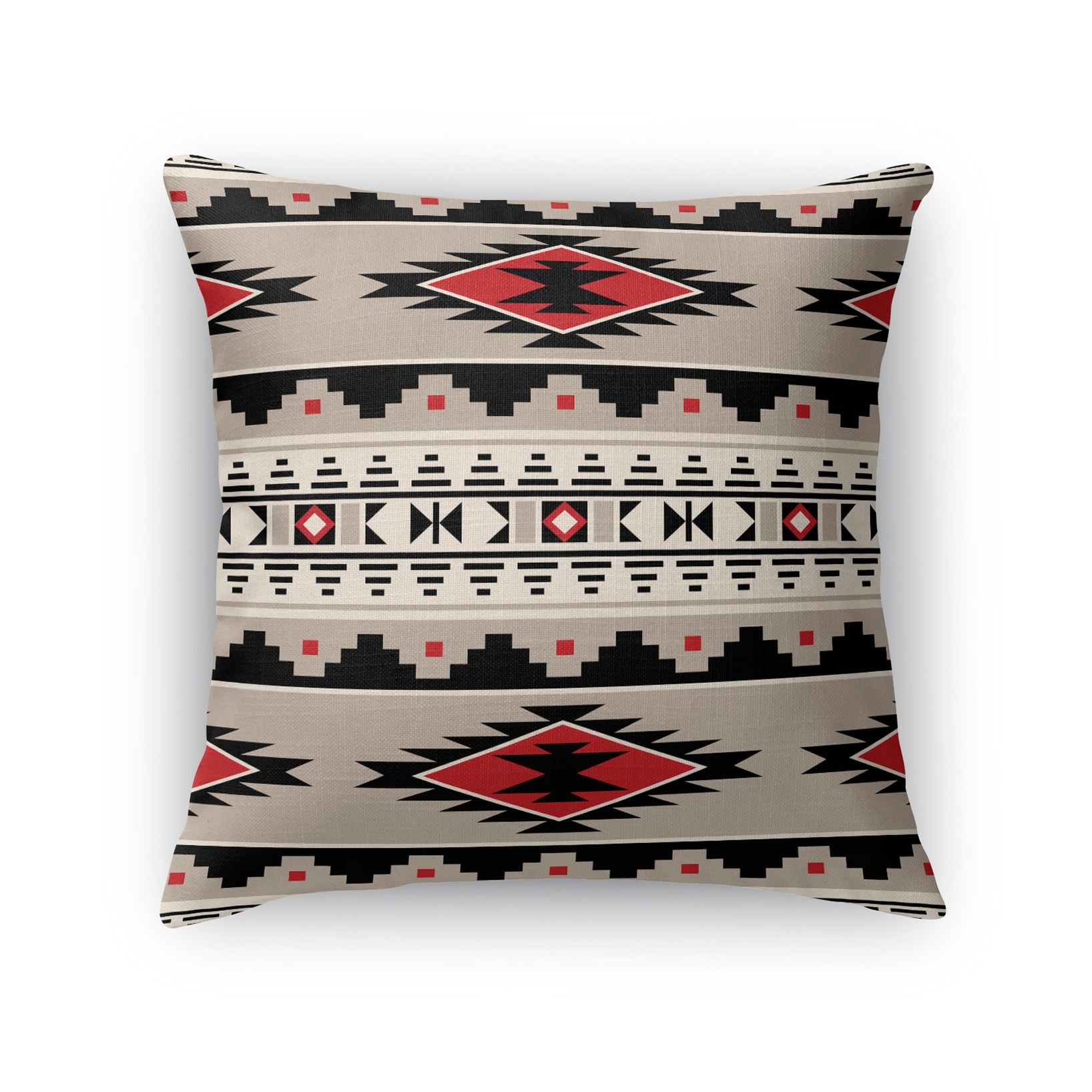 Red accent throw discount pillows