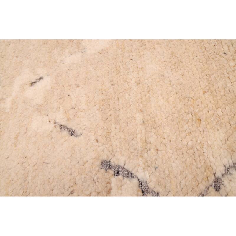 ECARPETGALLERY Hand-knotted Looma Beige Wool Rug - 7'9 x 10'1