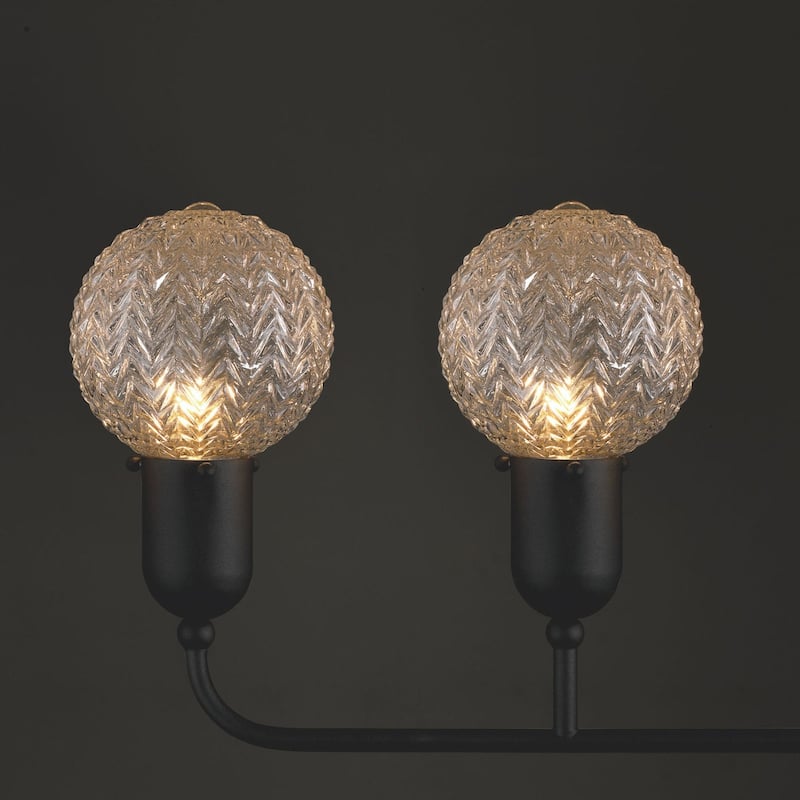Acroma 6 - Light Dimmable Steel Bathroom Vanity Light - 6-light