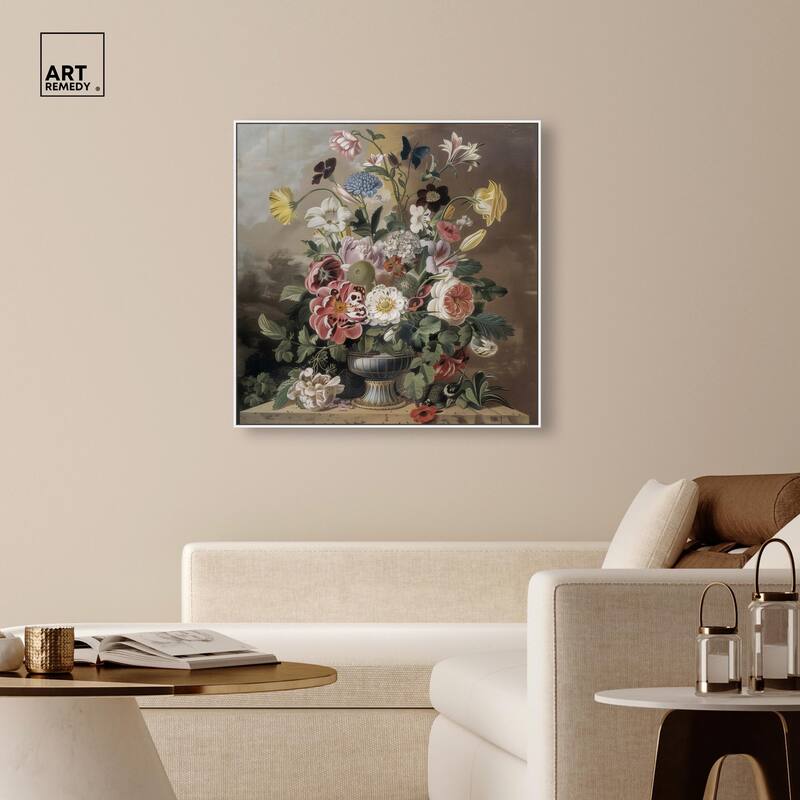 Classical Dream Vase Canvas by Art Remedy
