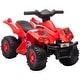 preview thumbnail 2 of 16, Qaba Kids ATV, 6V 4 Wheeler Kids Quad Car, Battery Powered Electric Ride on Toy with Music for Boys & Girls Ages 2-6 Years