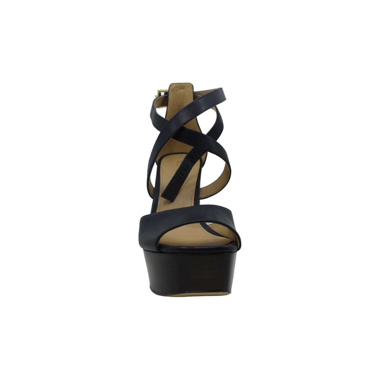 michael michael kors burke leather platform sandal