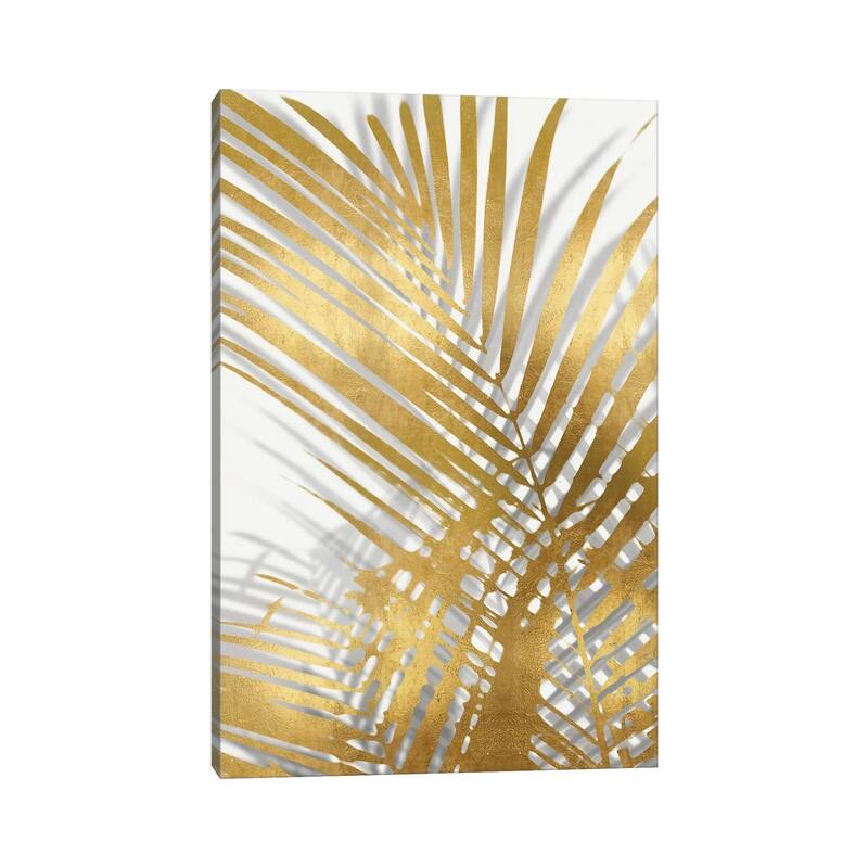 iCanvas "Palm Shadows Gold I" by Melonie Miller Canvas Print