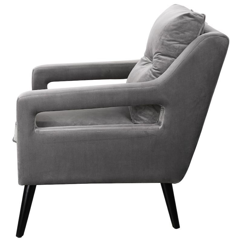 Uttermost 23583 O'Brien 29" Wide Wood Framed Velvet Wingback Chair